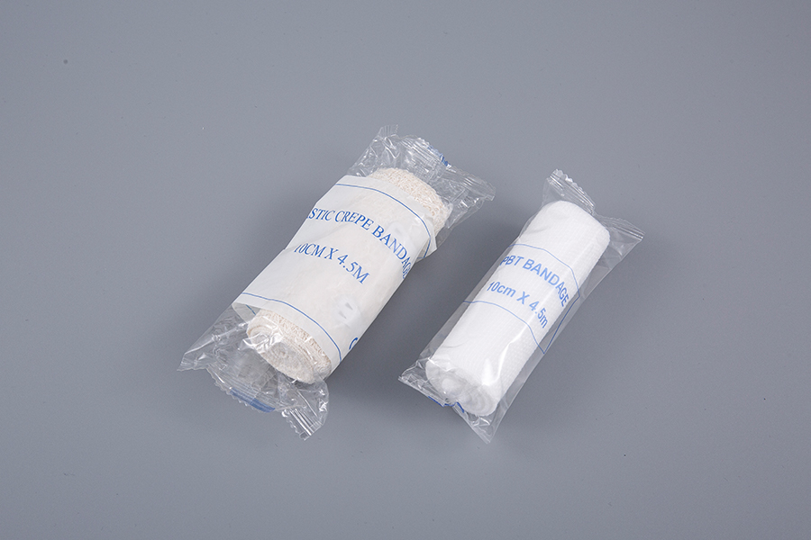 Non-Adhesive Flexible Elastic PBT Bandage With Woven Edges