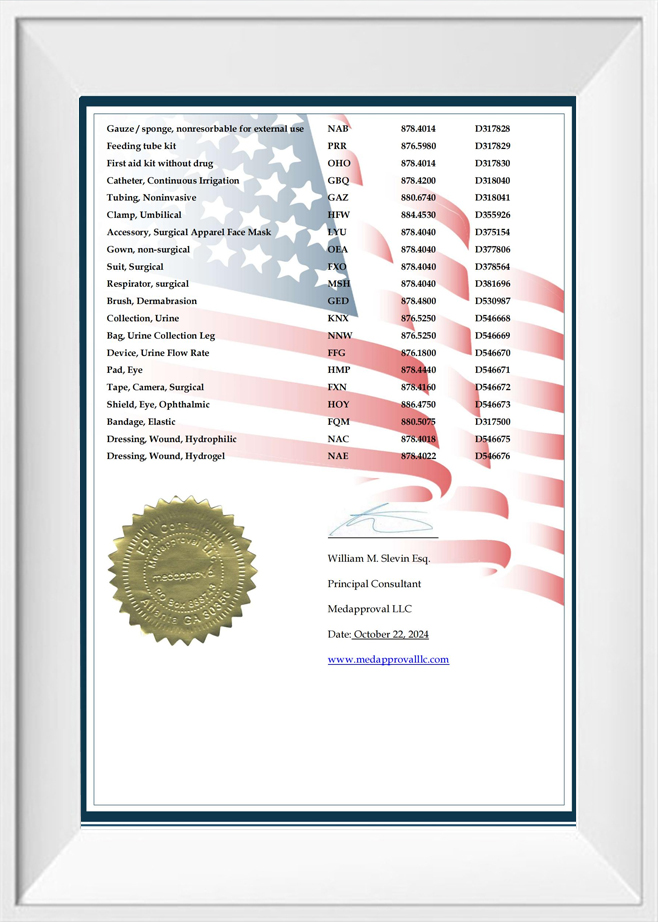 Suzhou Texnet 2025 Certificate FDA