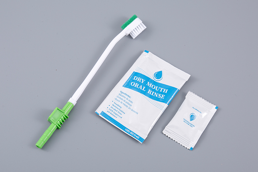 Green 23*14*15mm One-Piece Suction Tooth Brush