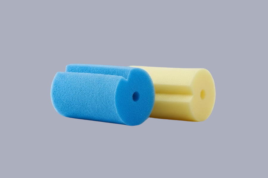 Notched Endoscopic Instrument Stabilizing Foam Sponge